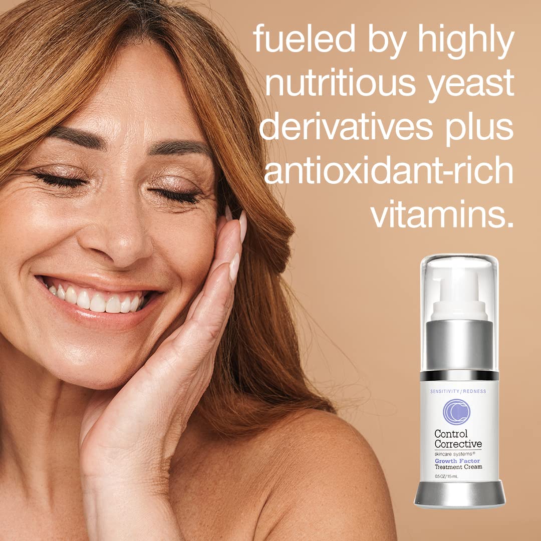 CONTROL CORRECTIVE Growth Factor Treatment Cream, 0.5 Oz - An Elegant Facial Cream For Calming Down