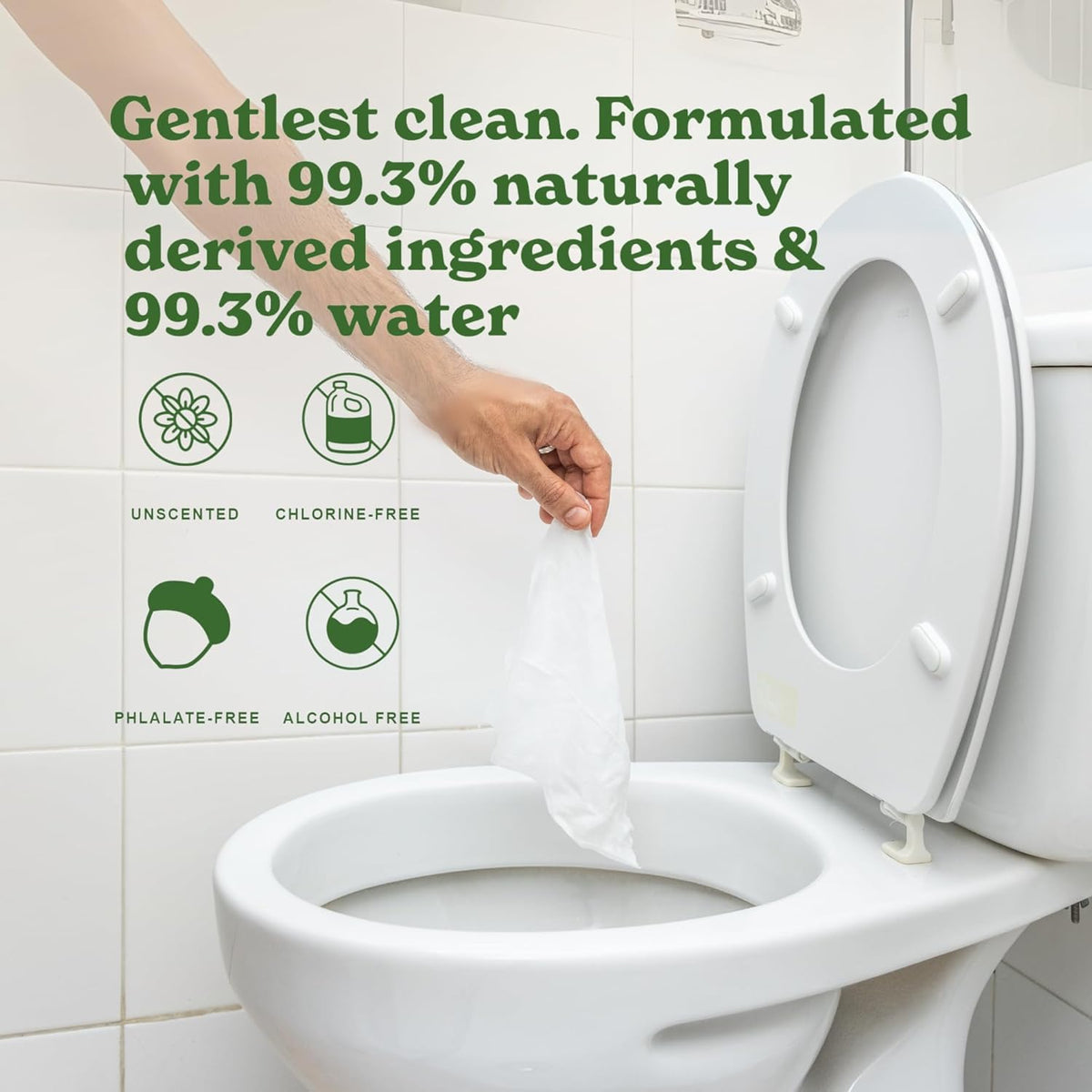 Caboo Tree Free Flushable Wipes, Certified Flushable, Septic Safe, Biodegradable, Chemical Free