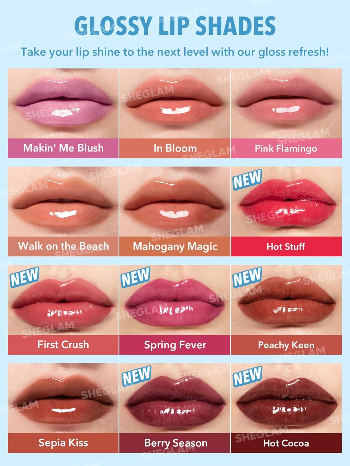 SHEGLAM PoutPerfect Moisturizing Solid Lip Gloss Non Sticky Lipstick with Coconut Oil - Makin' Me