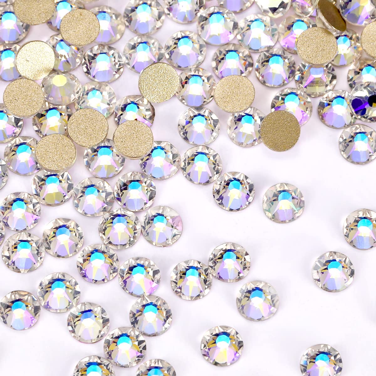 Novani Moon Night Rhinestones 1440pcs Flat Back Round Rhinestone Style 2088 Sparkly Crystal