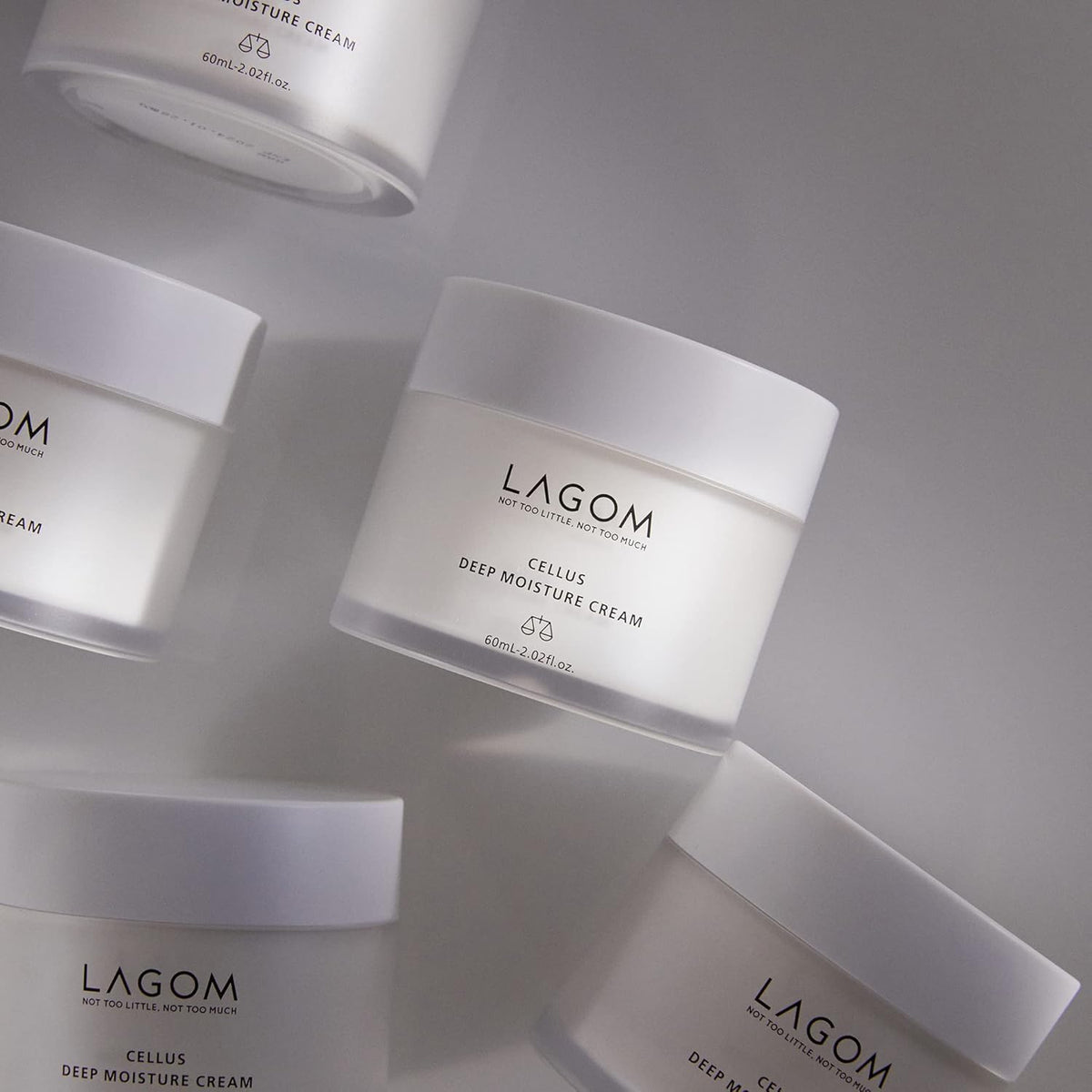 LAGOM Cellus Deep Moisture Cream Natural Moisturizer with Ceramide and D-Panthenol (B5) Smooth