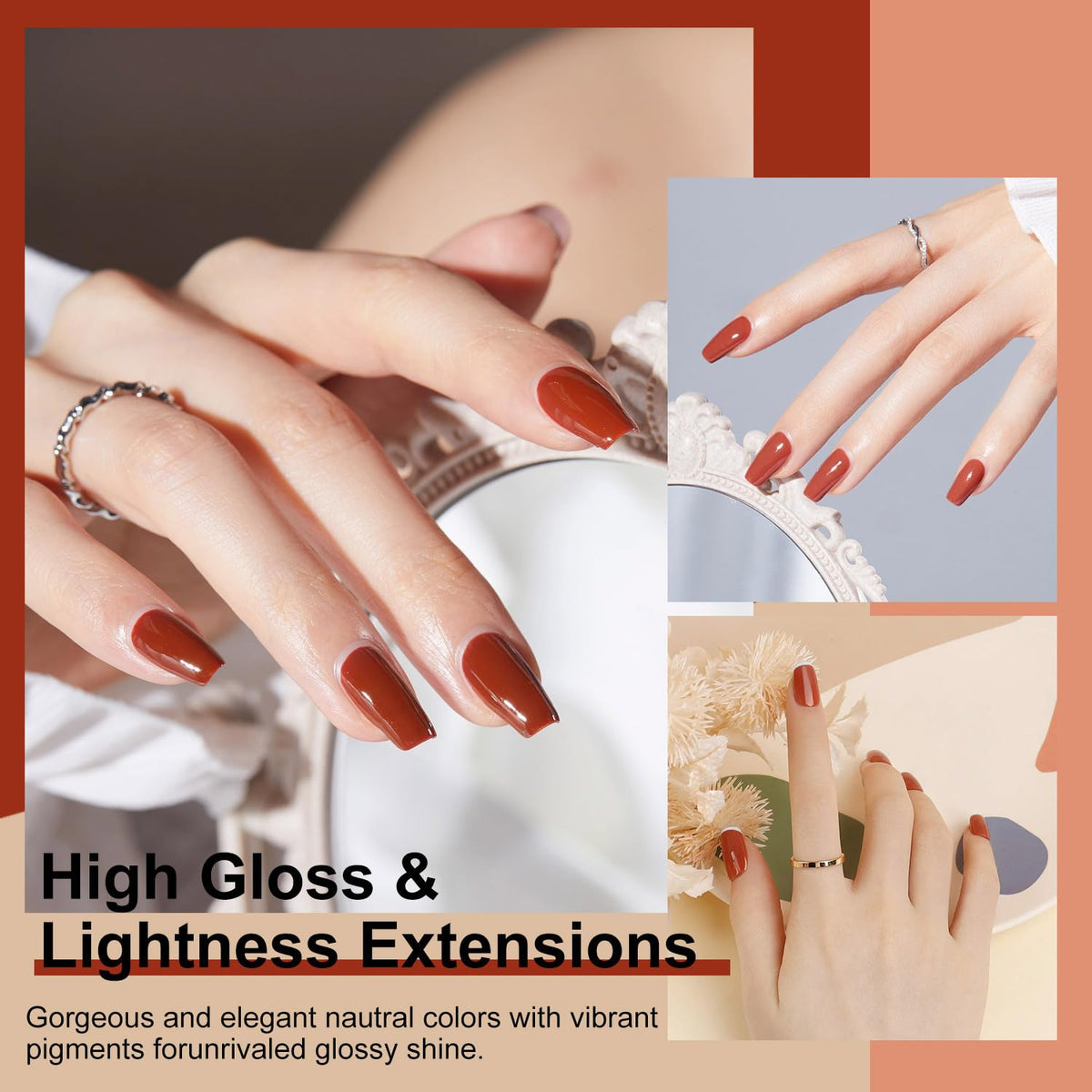 Major Dijit Quick Dry Nail Polish Brown Summer Nail Lacquer for Nail Art Regular Nail Polish 0.41