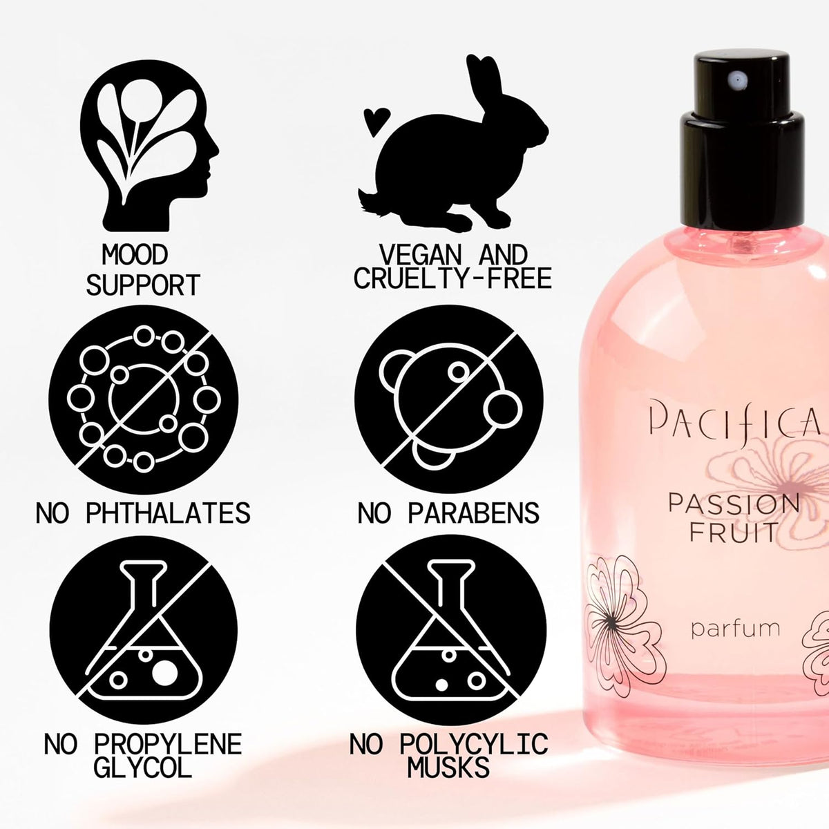 Pacifica Passion Fruit Perfume – Tropical Fruity Floral Clean Perfume for Women with Passionfruit