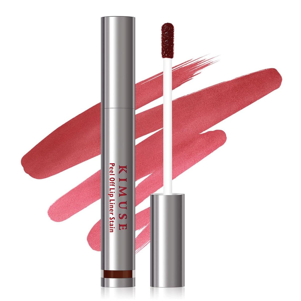 KIMUSE Peel Off Lip Liner Stain, Long Lasting Lip Tint Stain Peel Off, Waterproof, Transfer-Proof