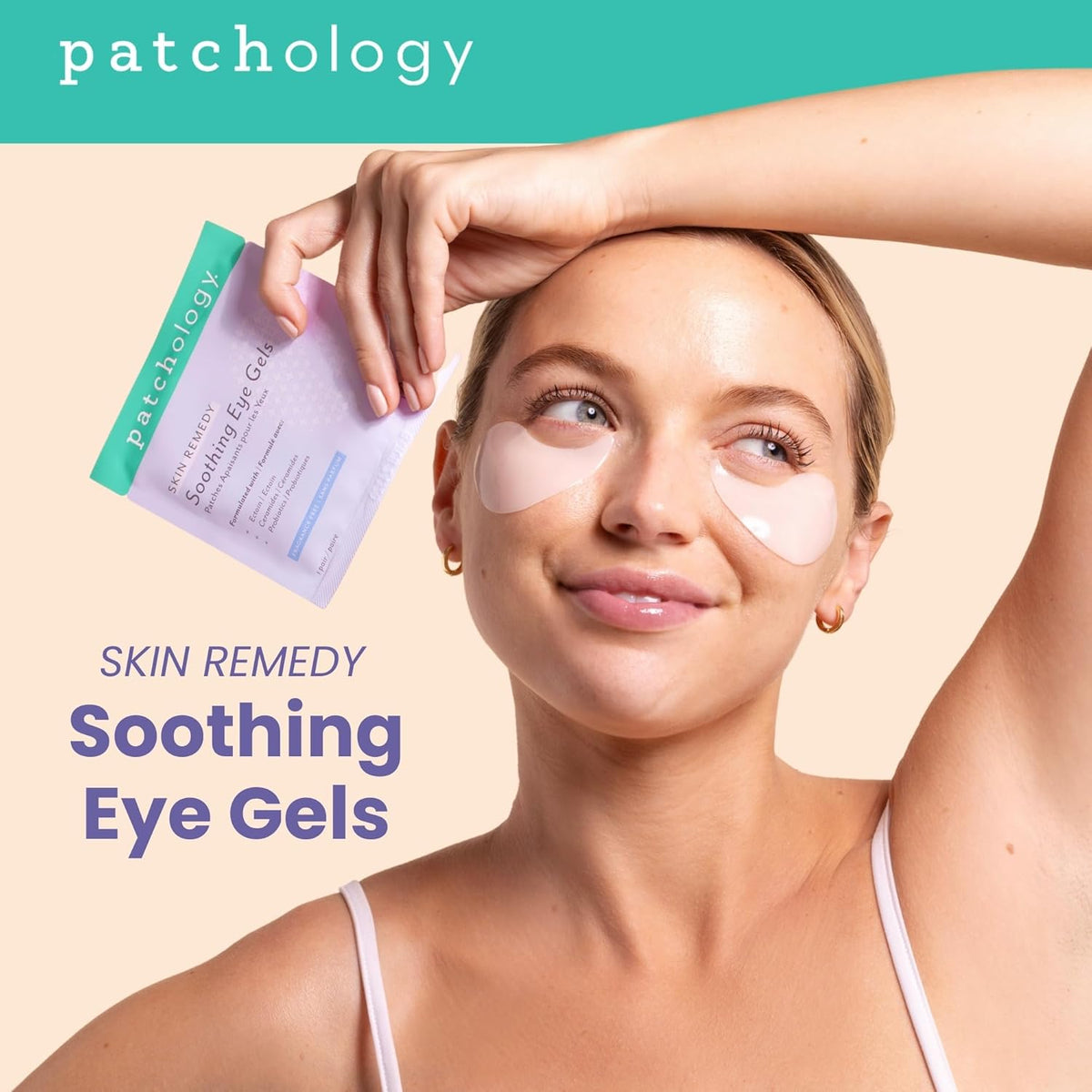Patchology Skin Remedy Soothing Eye Gels – Ultra-Soft Hydrogel Undereye Masks with Ectoin