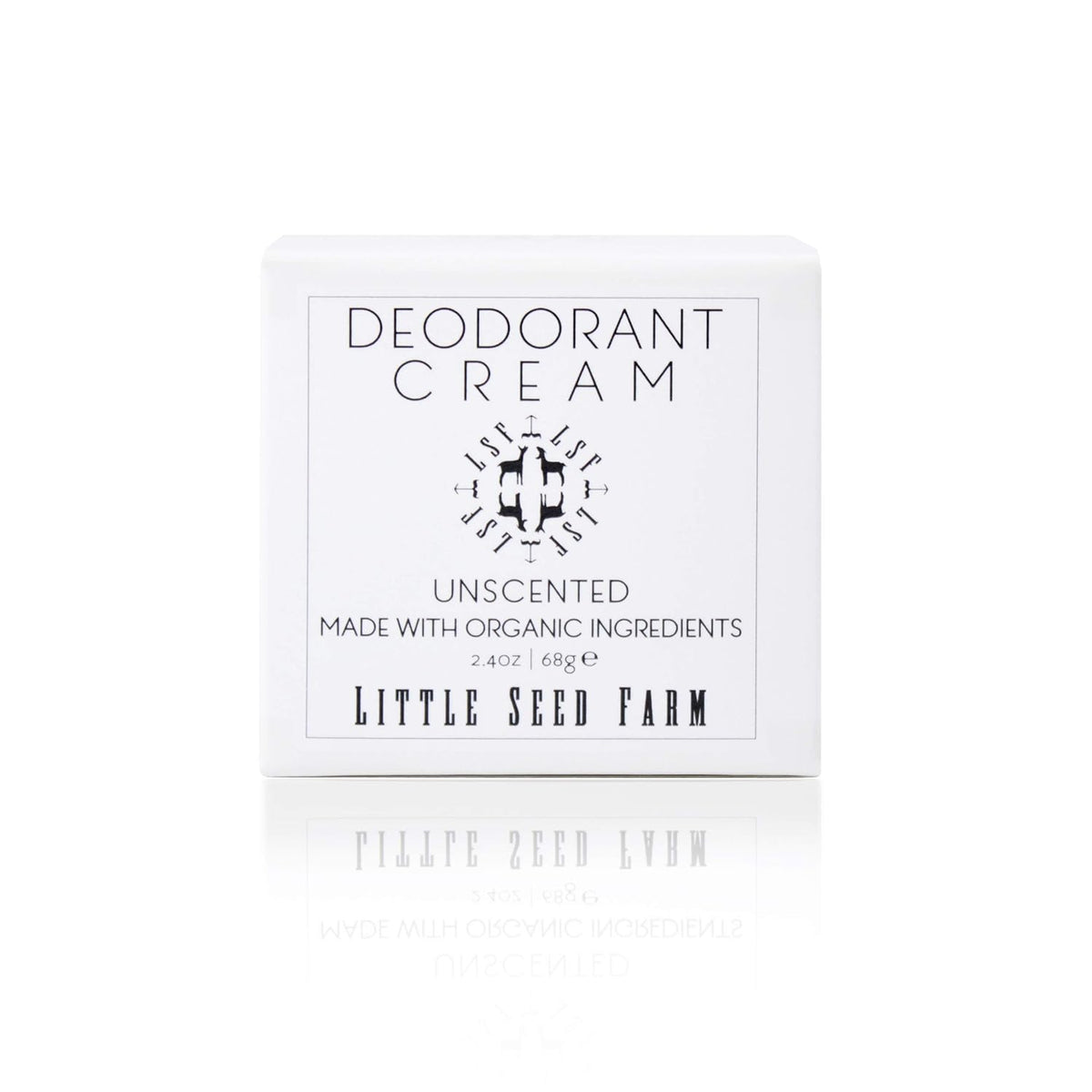 Little Seed Farm All Natural Deodorant Cream, Aluminum Free Deodorant for Women or Men, 2.4 Ounce