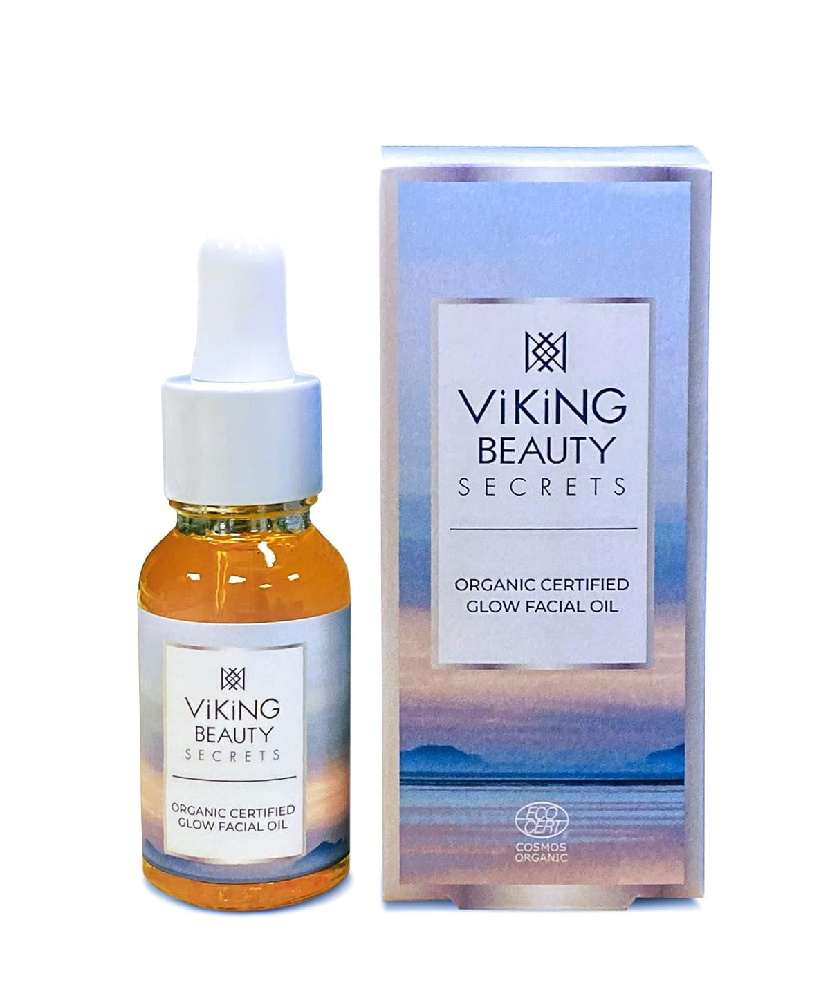 Glow Facial Oil - Organic Face Oil with Blend of 11 Certified Organic Oils and Extracts - Hydrating