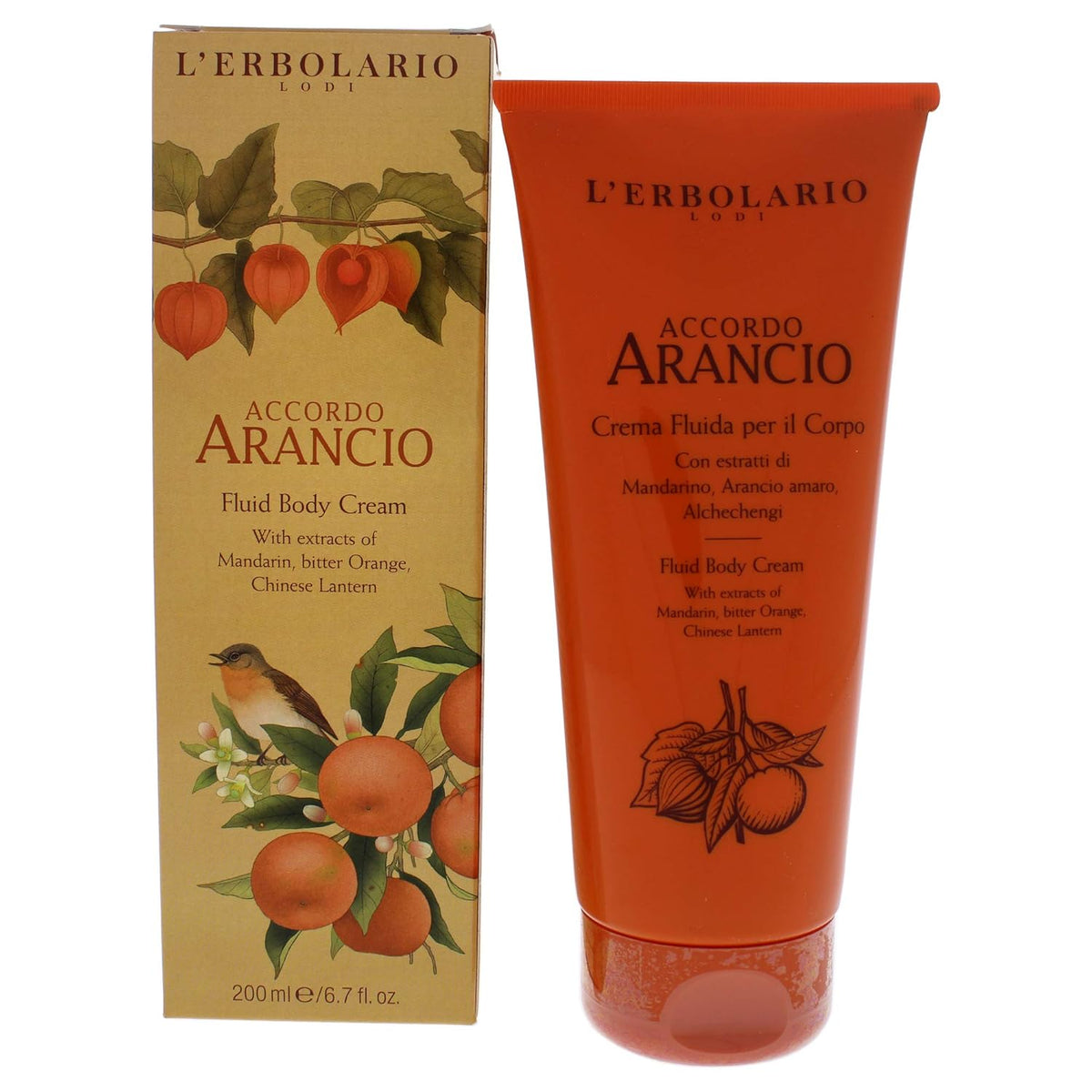 L'Erbolario Fluid Body Cream - Hydrating Body Butter for Dry Skin with Sunflower Oil - Skin Care