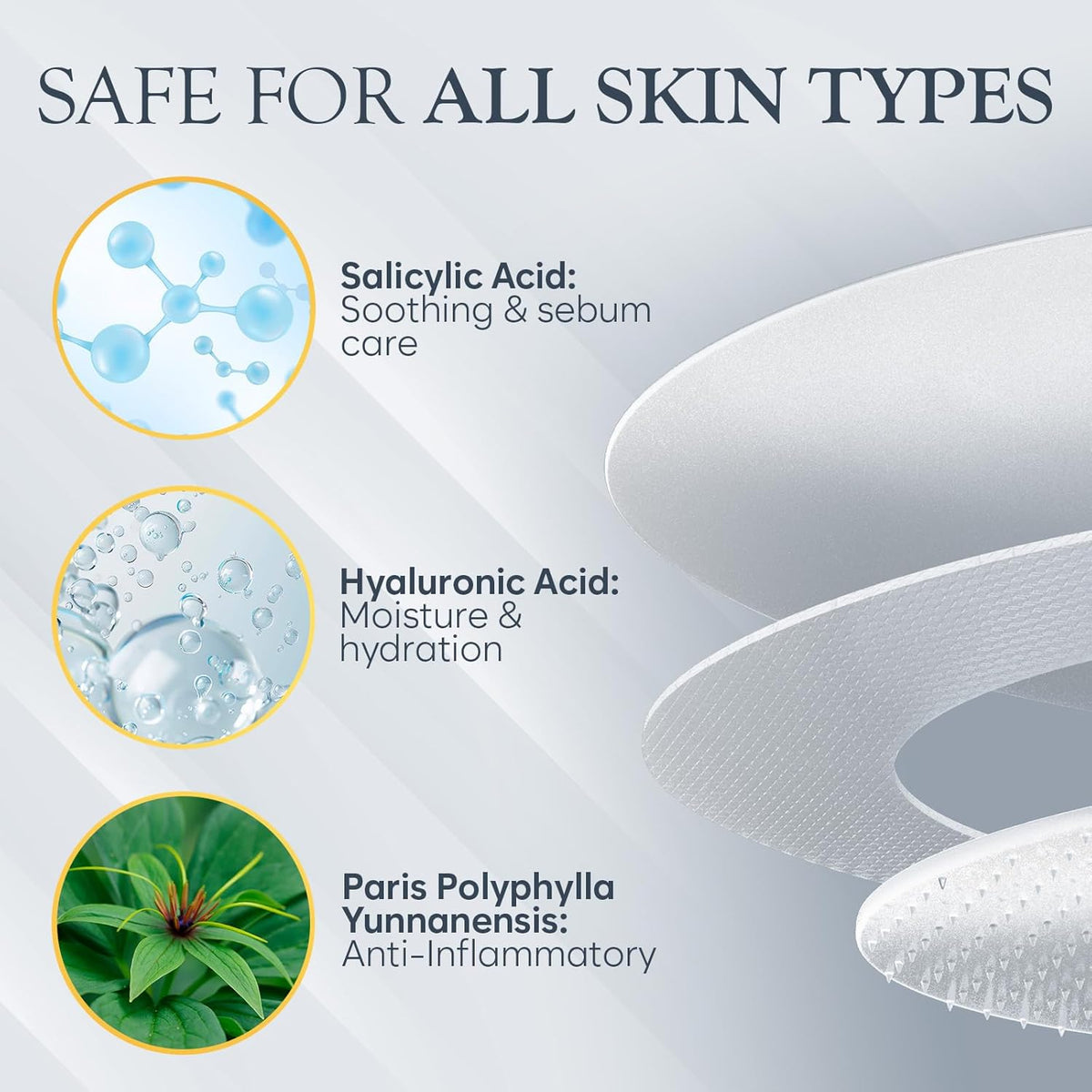 Microdart Acne Patch, Zit Patches for Cystic Acne Overnight Care, Cystic Acne Coverage, Pimple