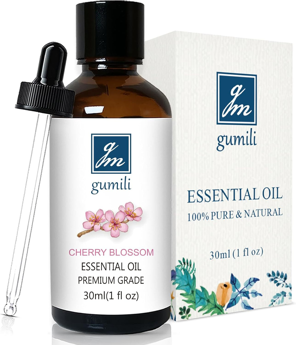Cherry Blossom Essential Oil, Home Fragrance Oil, Scent Oils for Candle Making, Soap, Dryer Balls