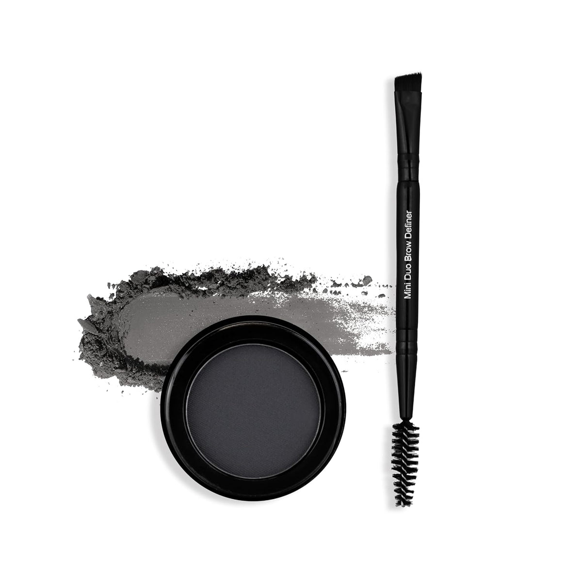 bdb Eyebrow Powder & Definer Brush - Long-Lasting, Fuller & Fluffier Brows, Spoolie for Precision