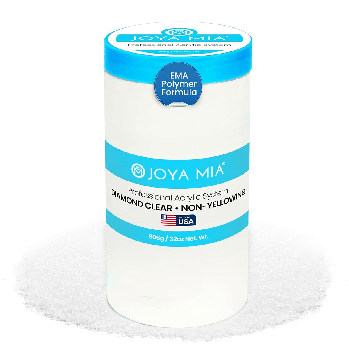 Joya Mia Acrylic Powder for Nails, MMA-Free, Super Adhesion Professional Powder for Flawless &