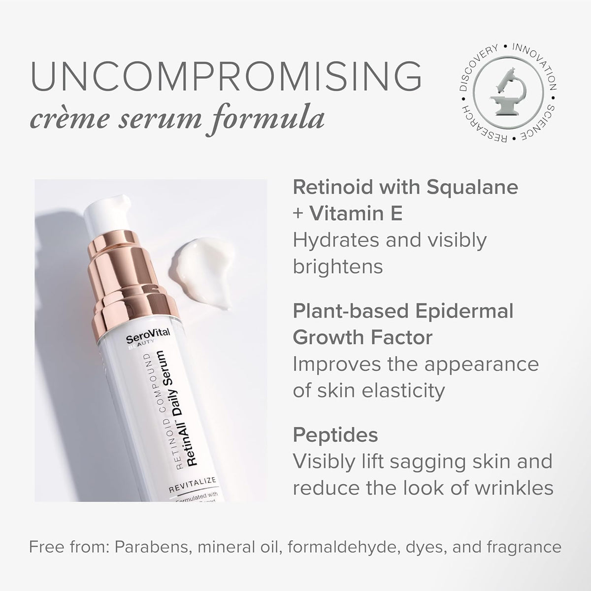 SeroVital Beauty RetinAll Daily Serum – Redefining Retinol – Retinoid Skin Serum – Anti Wrinkle