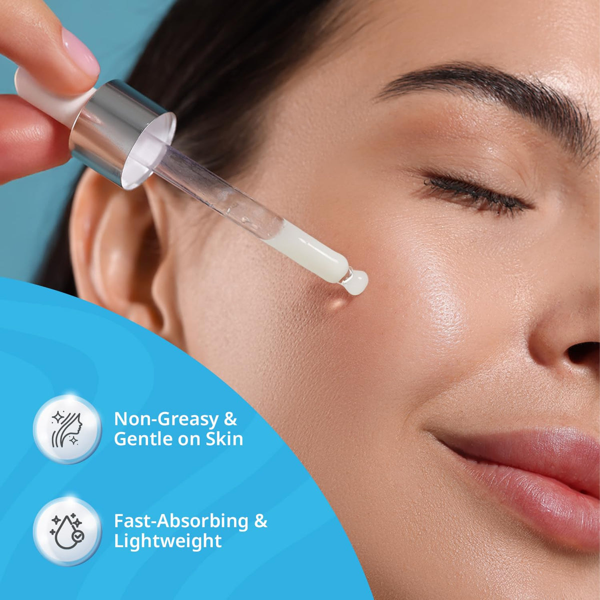 Ultra Hydrating Face Serum – Hyaluronic Acid + Resveratrol for Dry Skin – Lightweight All Natural
