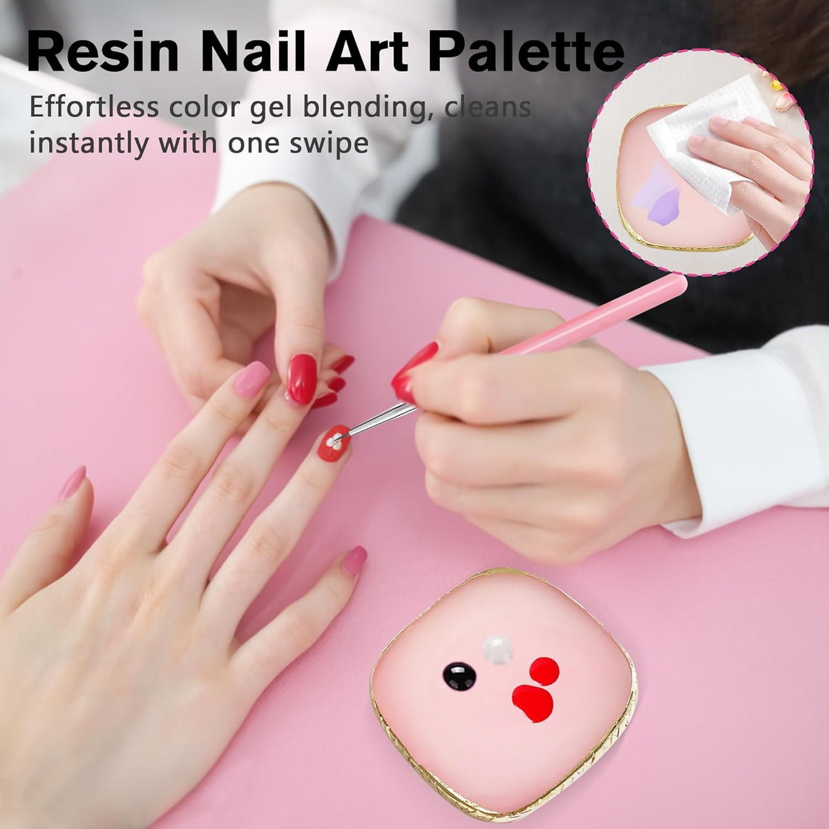 Nail Art Brushes, 23Pcs Set Nail Art Tools, including 2 Way Nail Art Sculpture Pen Dotting Pen