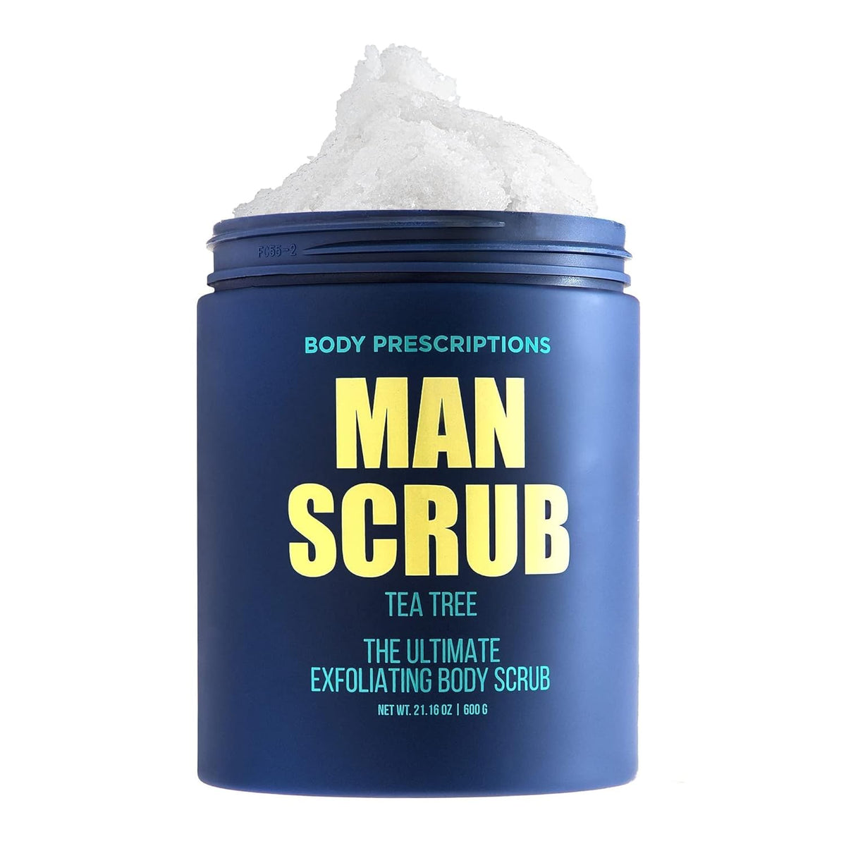 Body Prescriptions Men’s Exfoliating Body Scrub – Ultimate Skin Cleansing Wash in Jar with