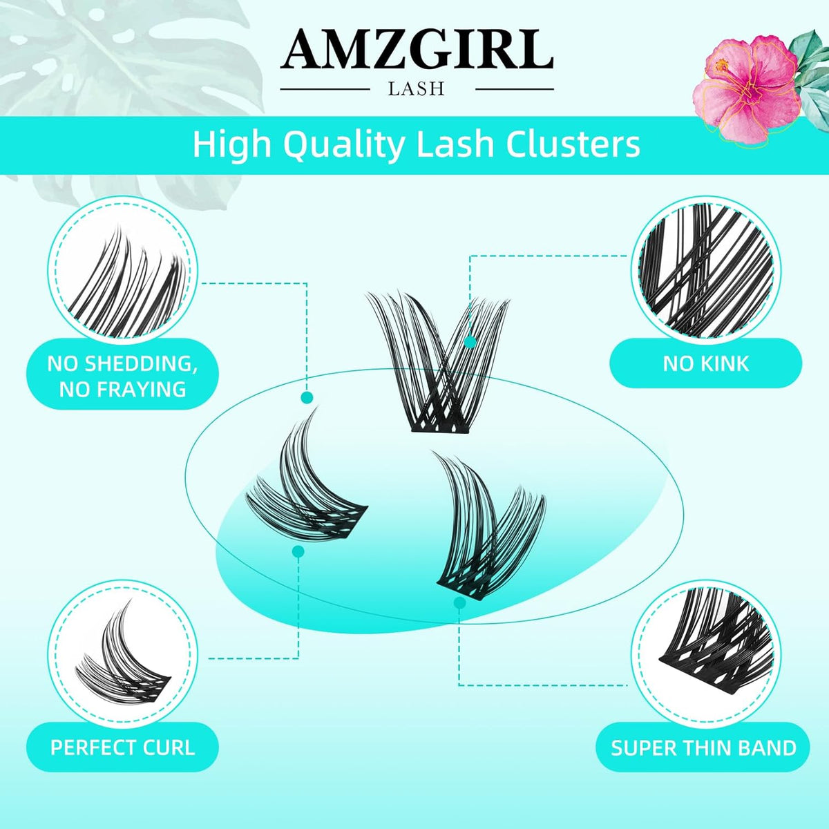 Lash Clusters Wet Look 168Pcs Eyelash Cluster Ultra-Thin Lash Band Eyelashes Extensions Spiky Anime