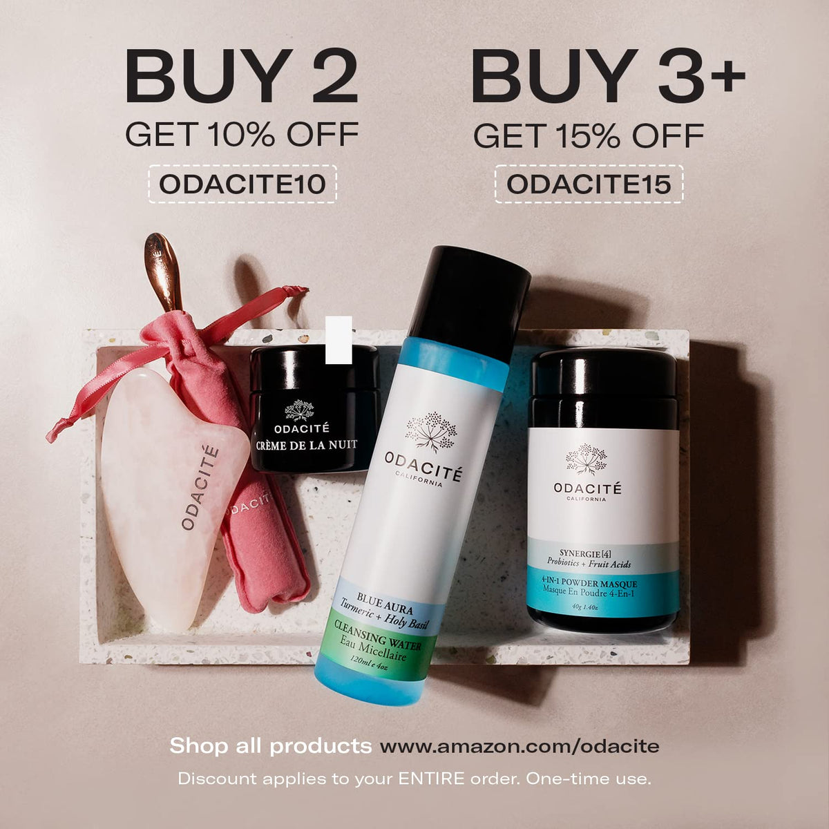 Odacité Anti Aging Serum Concentrate with Camelina + Chamomile, For Sensitive Skin Glow