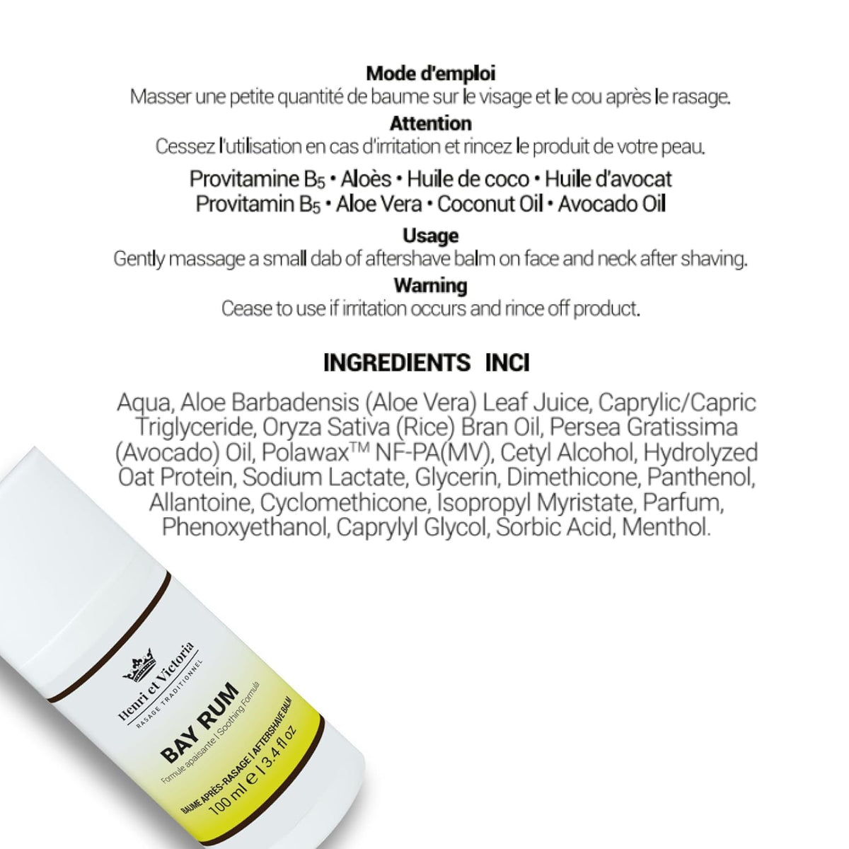 Aftershave Balm for Men | Bay Rum Scent | Canadian Made by Skilled Artisan | After Shave Balm