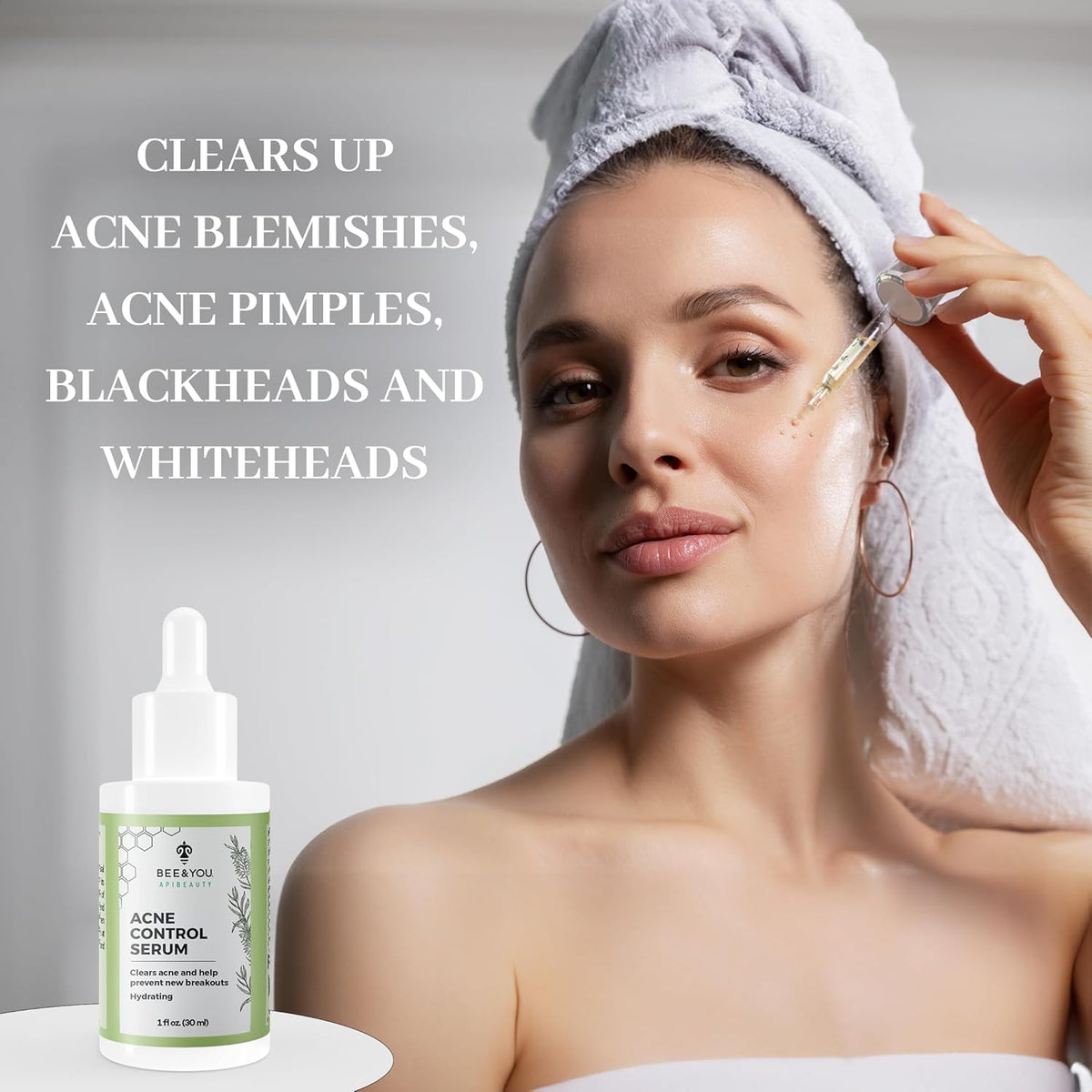 BEE and YOU Acne Treatment with Salicylic Acid, Bee Venom and 100% Natural Propolis Extract Acne