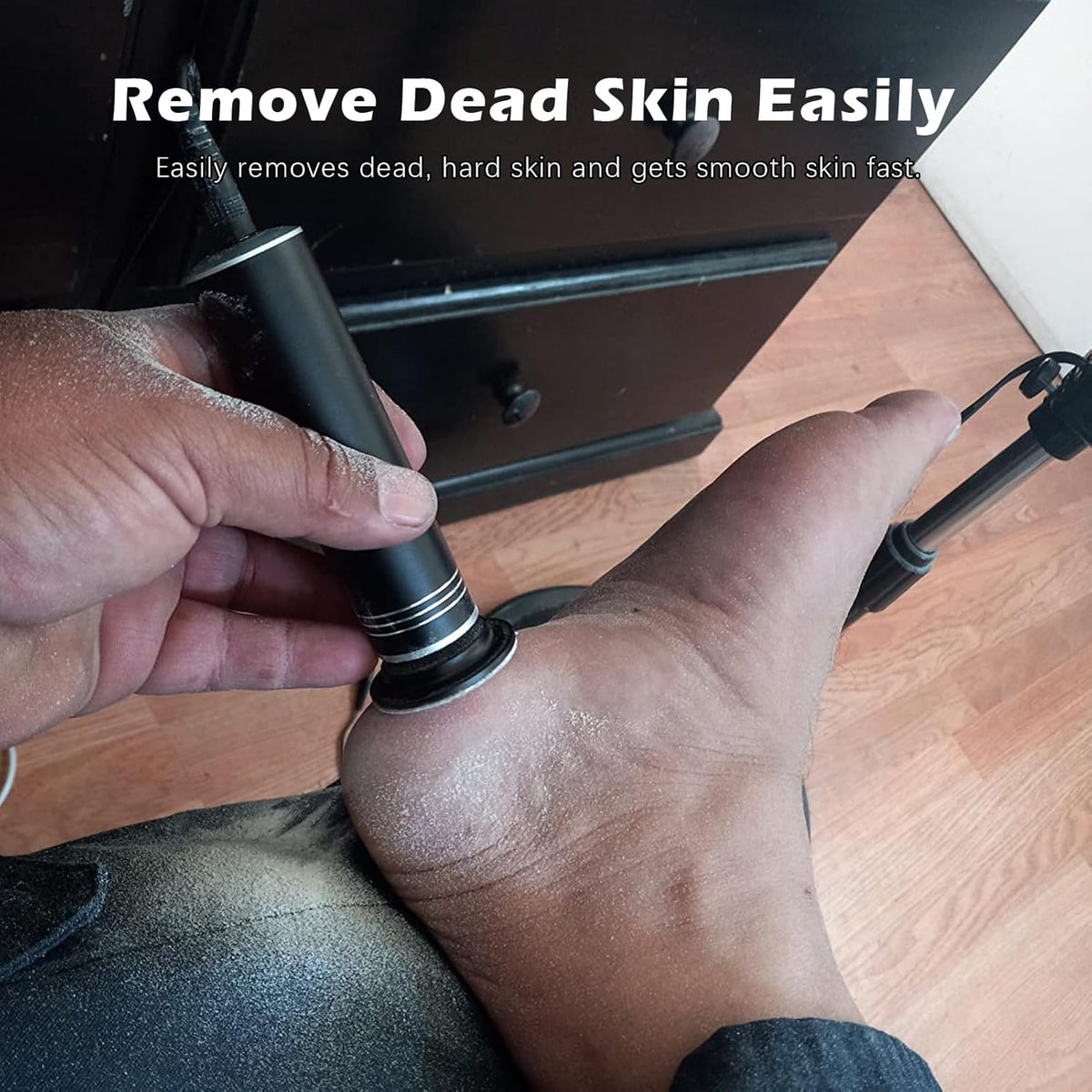 Upgraded Electric Callus Remover for Feet 1200RPM, Adjustable Speed Professional Electric Foot