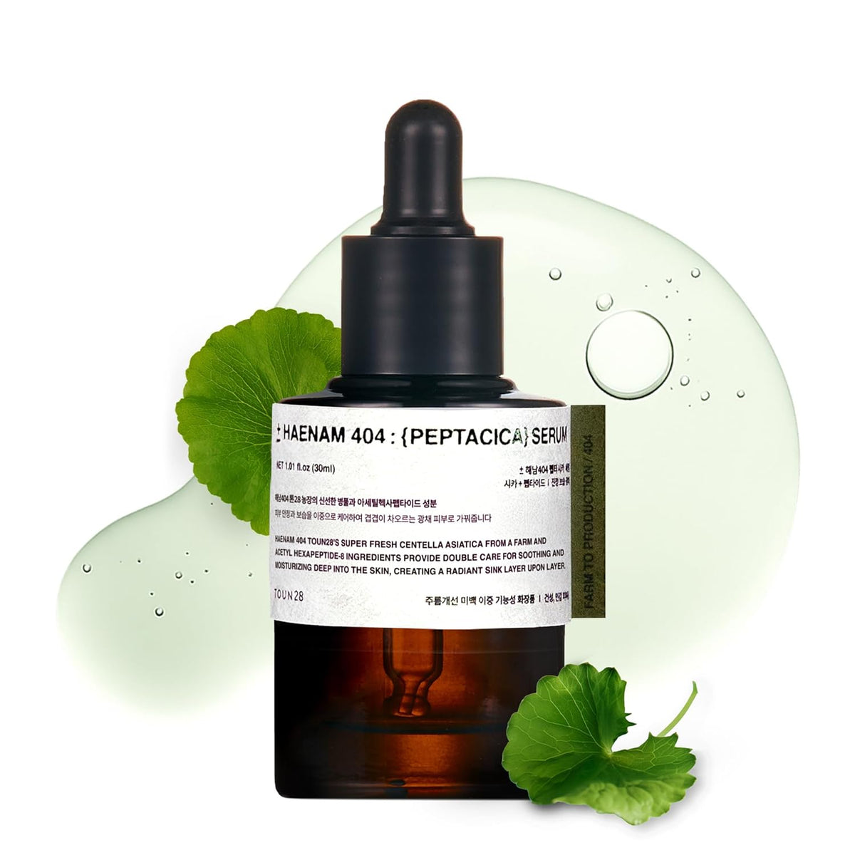 TOUN28 PEPTACICA Serum 1.01 fl.oz | 69.1% Centella Asiatica Extract – Moisturizing | Korean