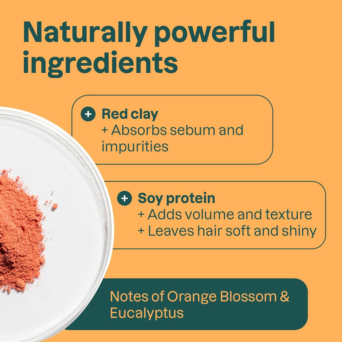 ATTITUDE Volume & Shine Shampoo Bar, Natural Origin, for Thin and Flat Hair, Soy Protein & Red