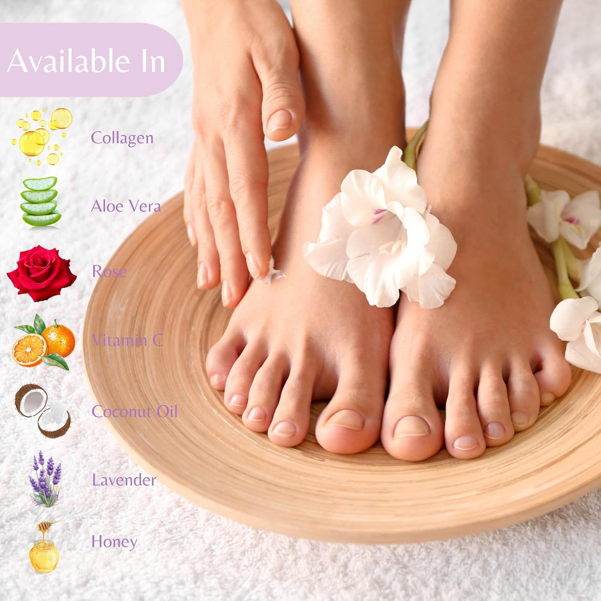 10-Minute Paraffin Hand & Foot Treatments, Self Contained Paraffin Wax Gloves and Booties Set for