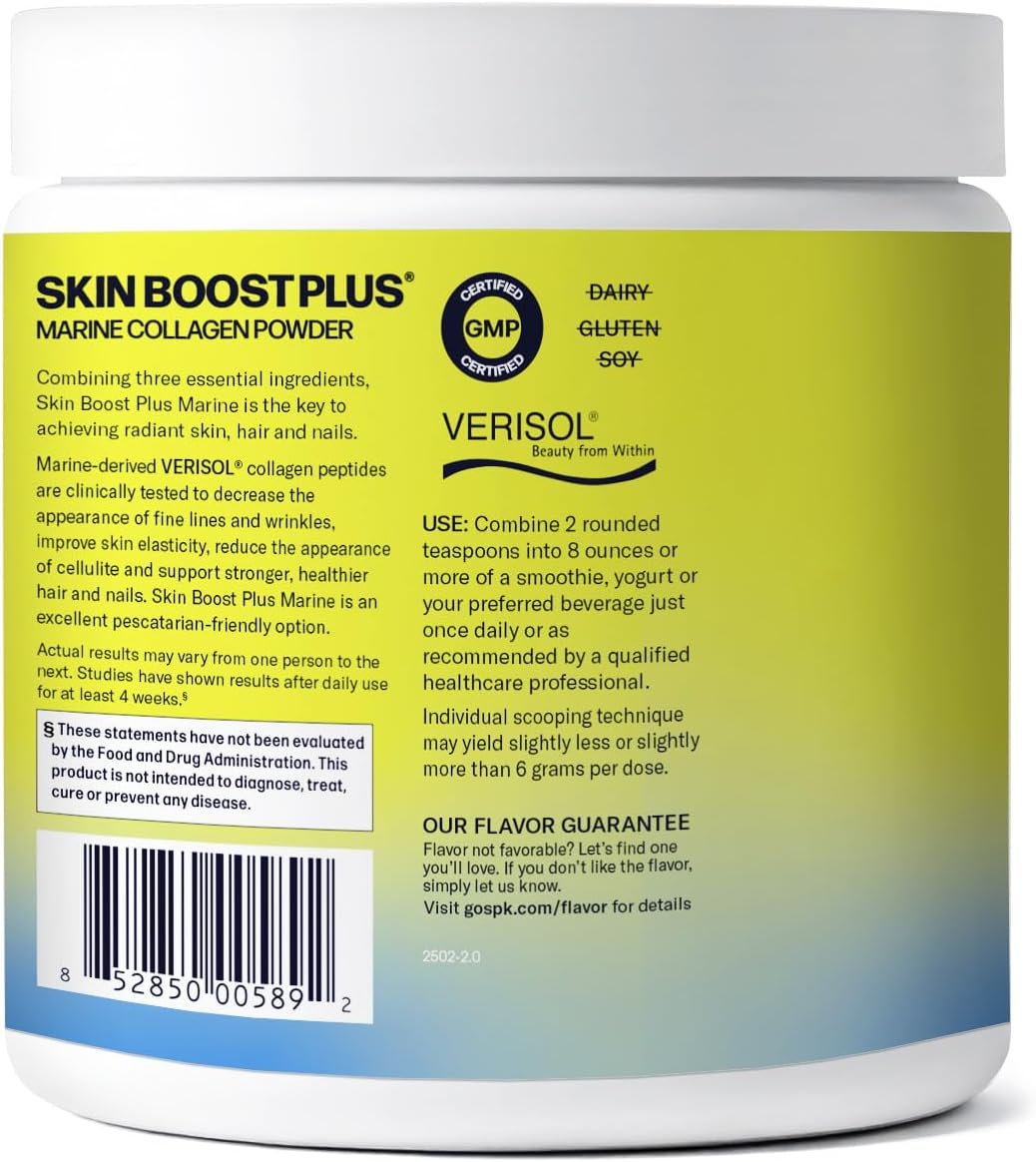 Marine Skin Boost Plus (No Flavor) [30-Serves] | Collagen Powder Supplement with Marine-derived