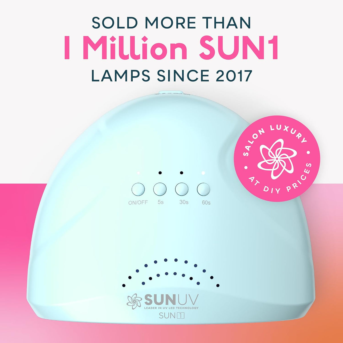 SUNUV Nail Dryer, UV Light for Gel Nail Polish Professional UV LED Lamp with 3 Timer Settings Art