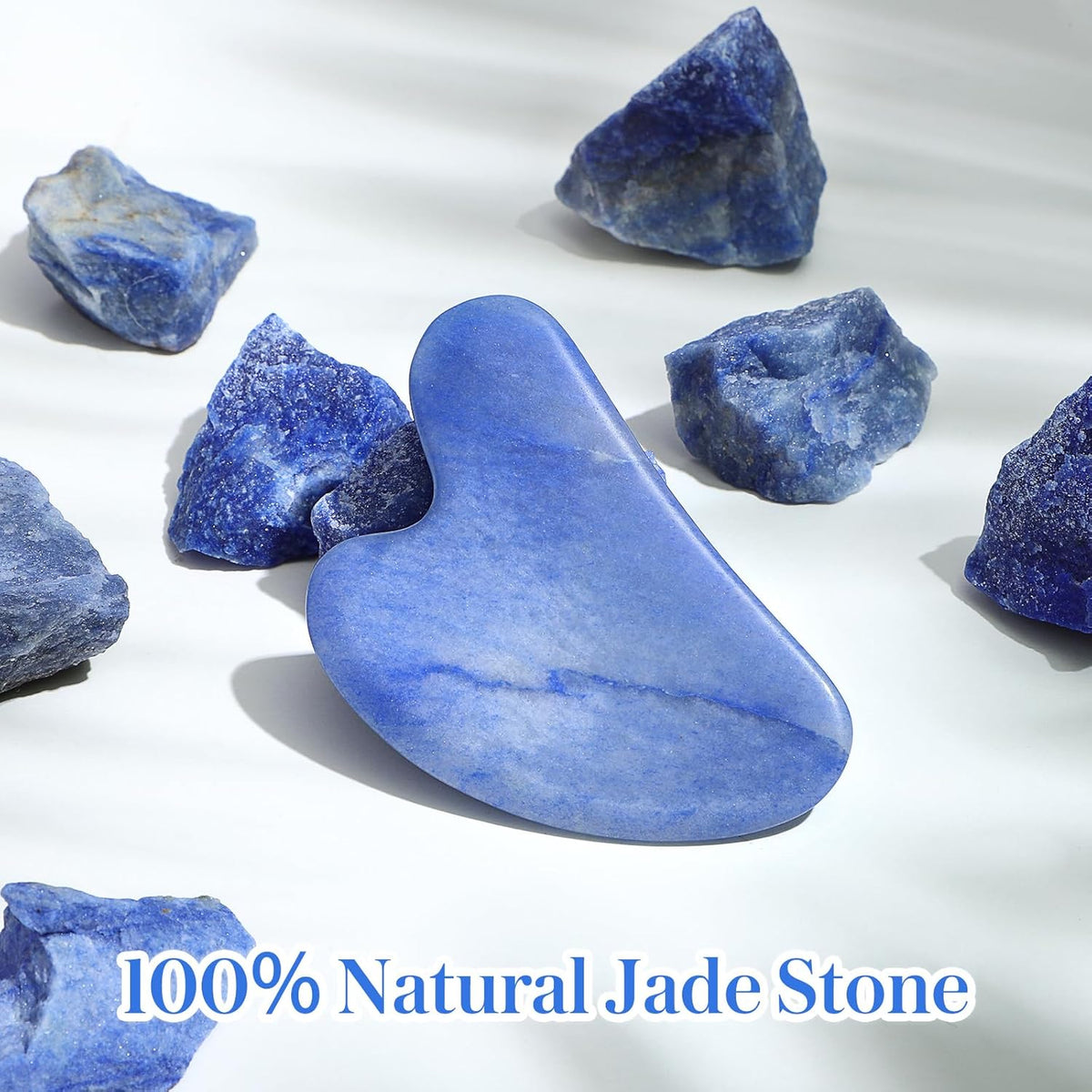 Gua Sha Facial Tools Guasha Tool Gua Sha Jade Stone for Face Skincare Facial Body Tensions Reduce