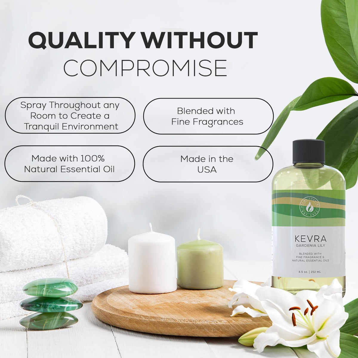 Aroma Country Kevra Diffuser Oil - Luxury Essential Oils for Diffuser Refill & Air Freshener Room