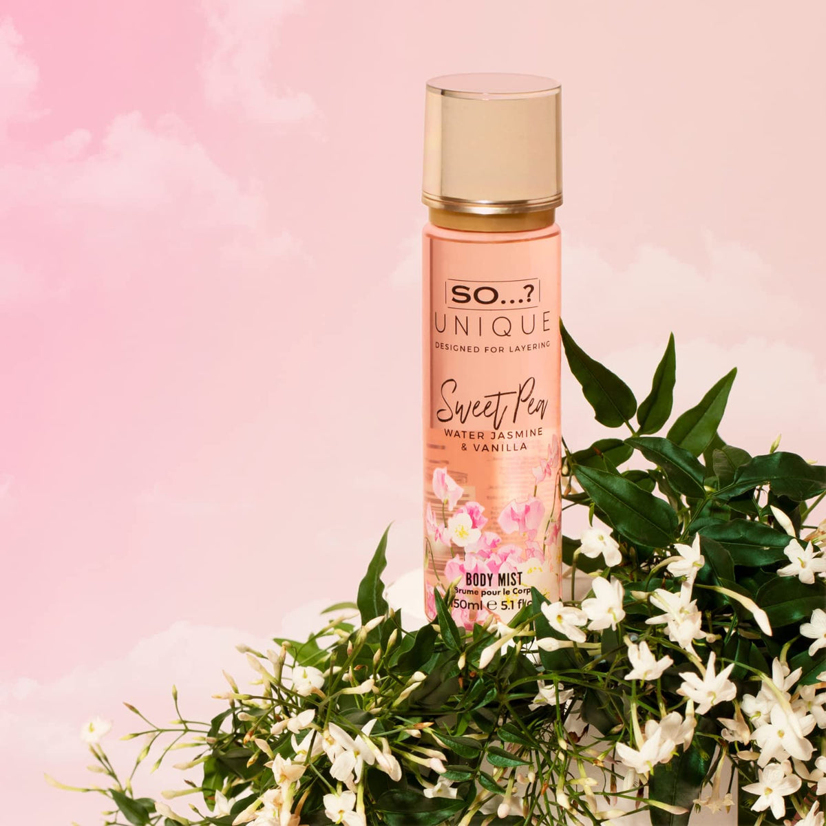 So…? Unique Sweet Pea Body Mist - Perfect Gifts For Women - Vanilla Perfume With Floral, Fruity