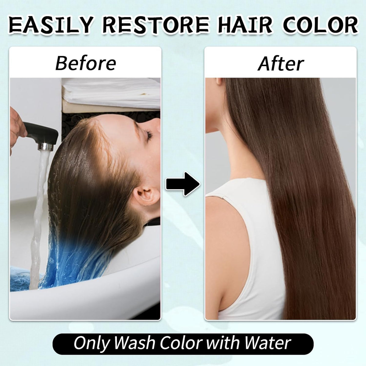 Temporary Green Hair Dye for Kids - Washable Color Suitable for Black & Brown Hair, Halloween Party