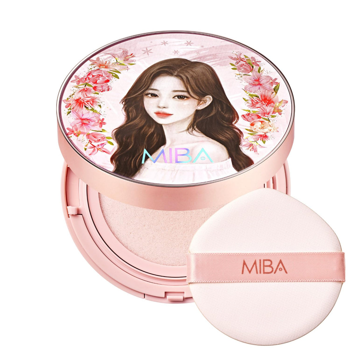 MIBA Ion Calcium Foundation Double Cushion Glow 25 g / 0.88 oz Big Cushion SEASON 3. Long Lasting