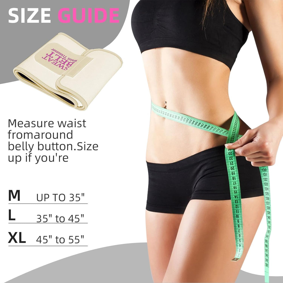 ZPP Waist Trainer for Women and Men, Neoprene Sweat Band Waist Trimmer Belt Slimming Stomach Wrap