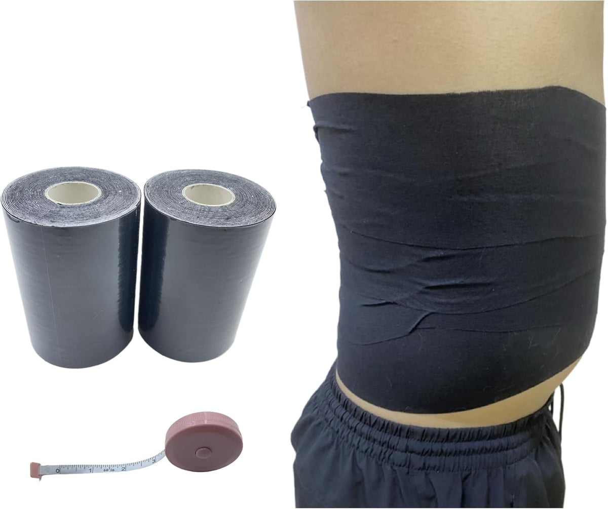 Body Stomach Compression Tape- Extra Wide Kaotic Magic Tape for Workout& Sweater Enhancer& Skin