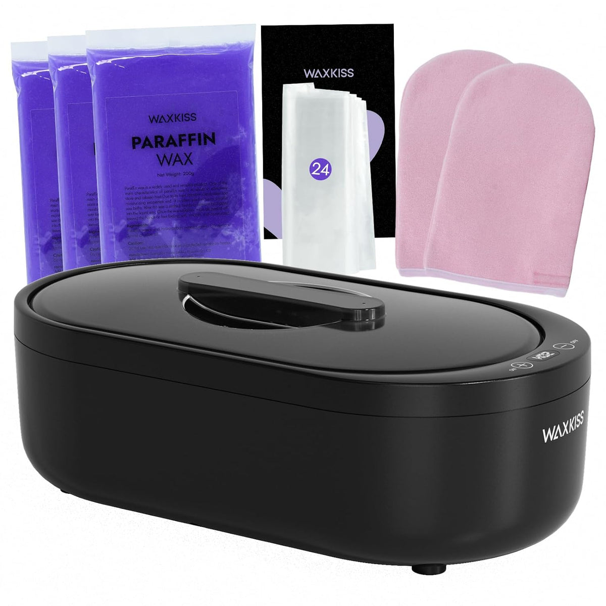 Small Paraffin Wax Machine for Hands - Small Size Hand Wax Paraffin Machine 2000ml With 3 packs of