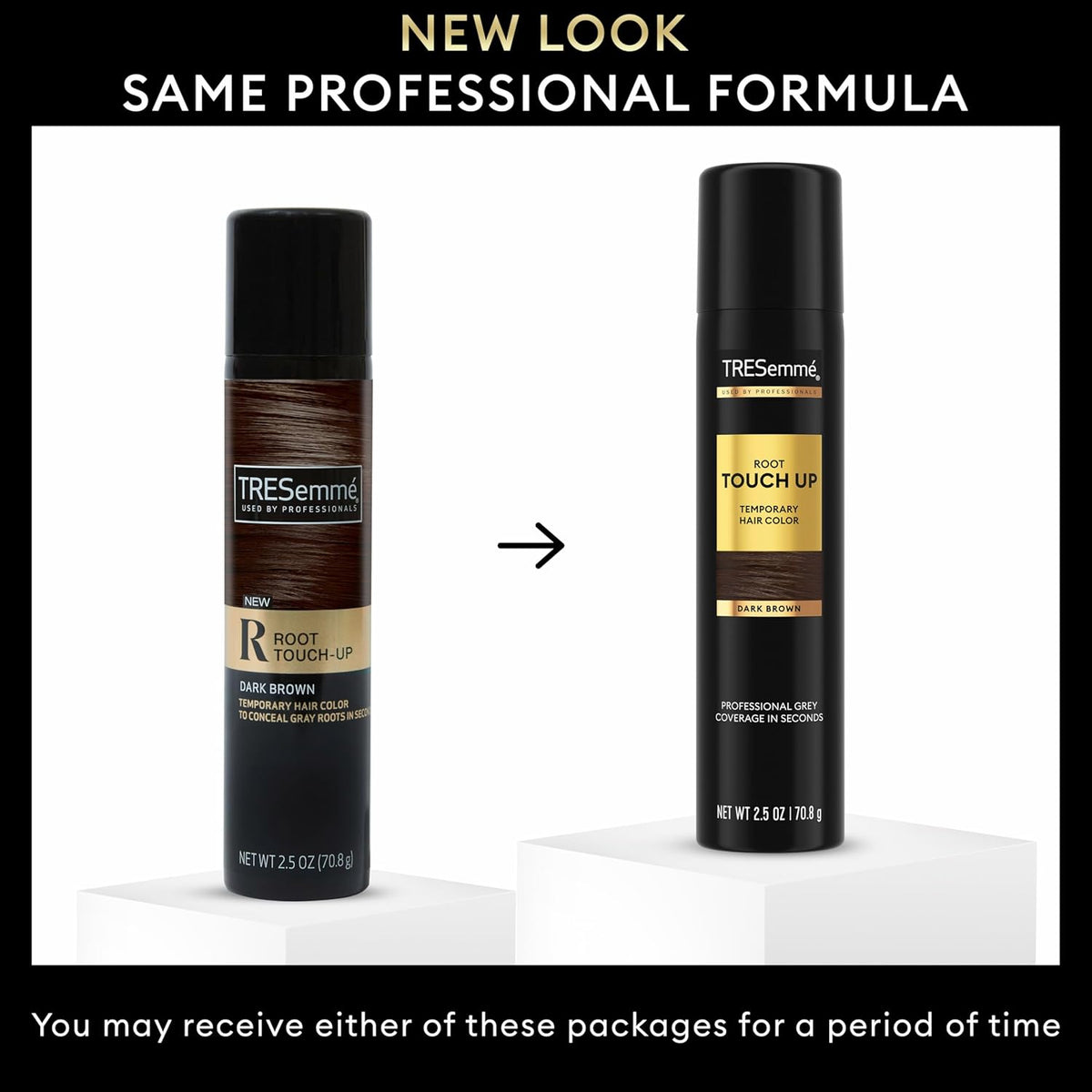TRESemmé Temporary Hair Color Root Touch-Up Dark Brown Ammonia-free, Peroxide-free Root Cover Up