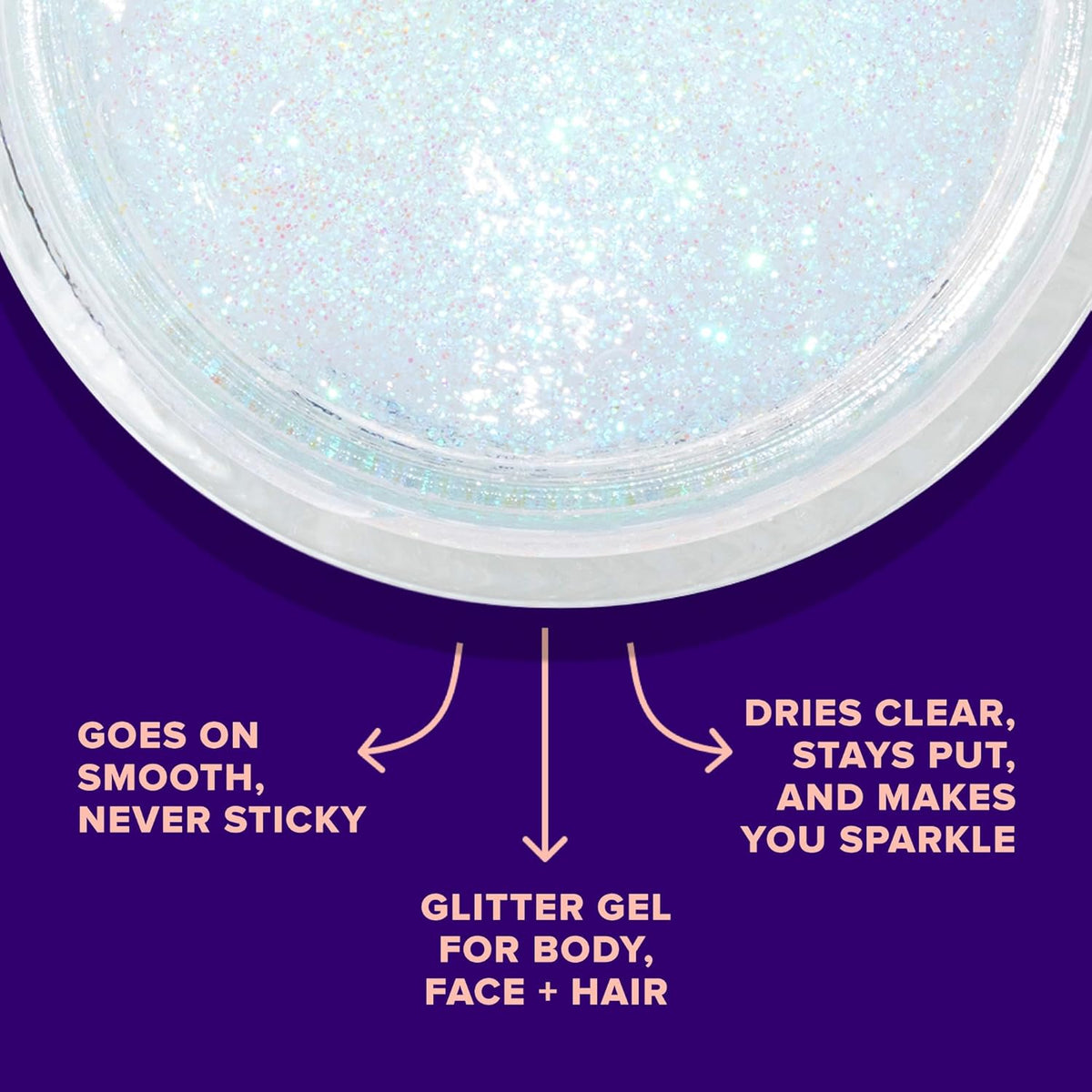 Unicorn Snot Face & Body BIO Glitter - Cosmetic-Grade Holographic Glitter Gel - Plant-Based Glitter