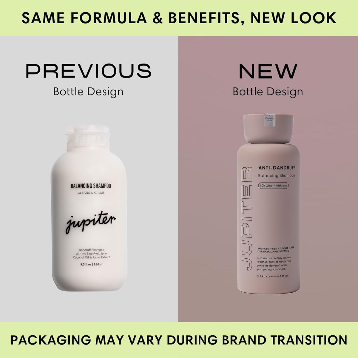 Jupiter Balancing Shampoo and Restoring Serum - Anti Dandruff Shampoo & Serum for Flaky, Itchy