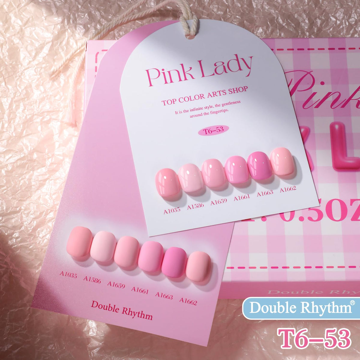 Double Rhythm 6 Pcs 15 ML Gel Polish Set Same Color Same Bottle Soak Off Gel Polish Kit Nail Art