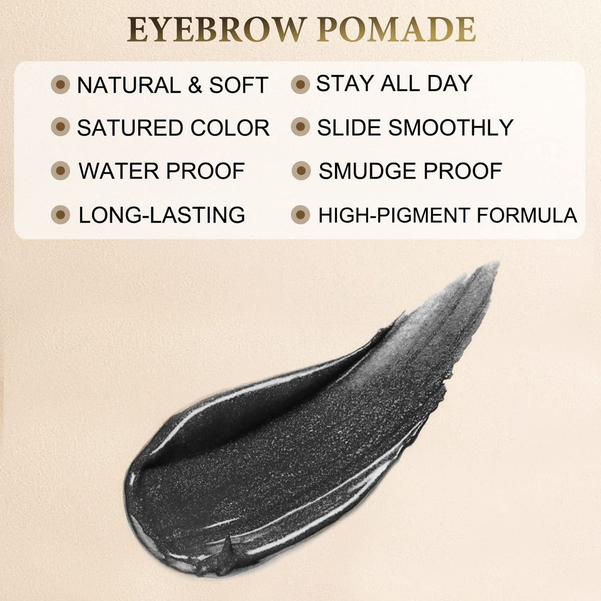 LAVONE Eyebrow Stamp Pencil Kit for Eyebrows, Makeup Brow Stamp Trio Kit with Waterproof Eyebrow