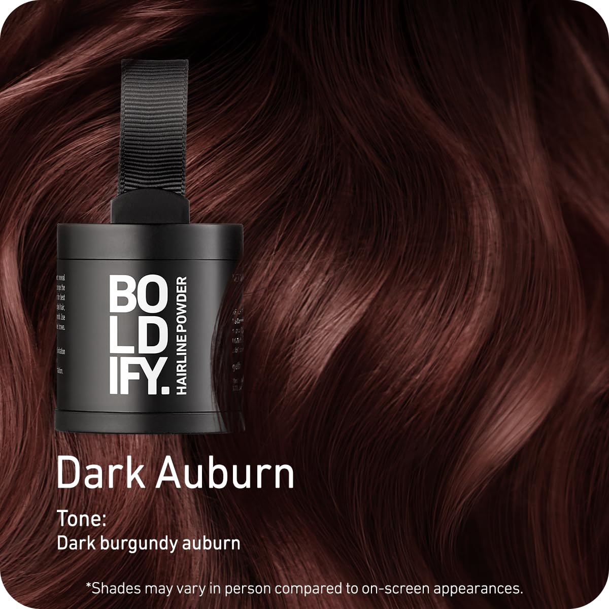 BOLDIFY Hairline Powder (LARGE, 10g) - Root Touch Up Hair Color for Gray Coverage - Bald Spot