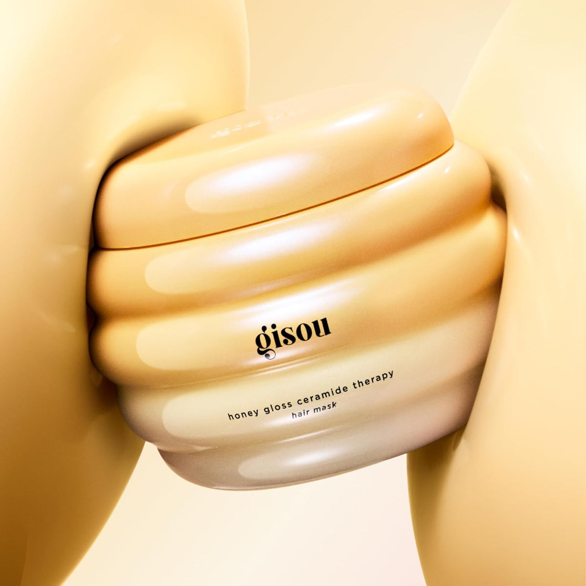 Gisou Honey Gloss Ceramide Therapy Hair Mask, Deep Hydration & Repair, Mirsalehi Honey, Ceramides &
