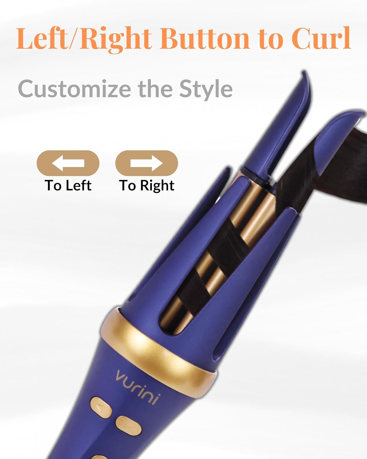 Automatic Curling Iron - 1.25" Rotating Curling Wand with 7 Temp. & 5 Timers Setting for Different