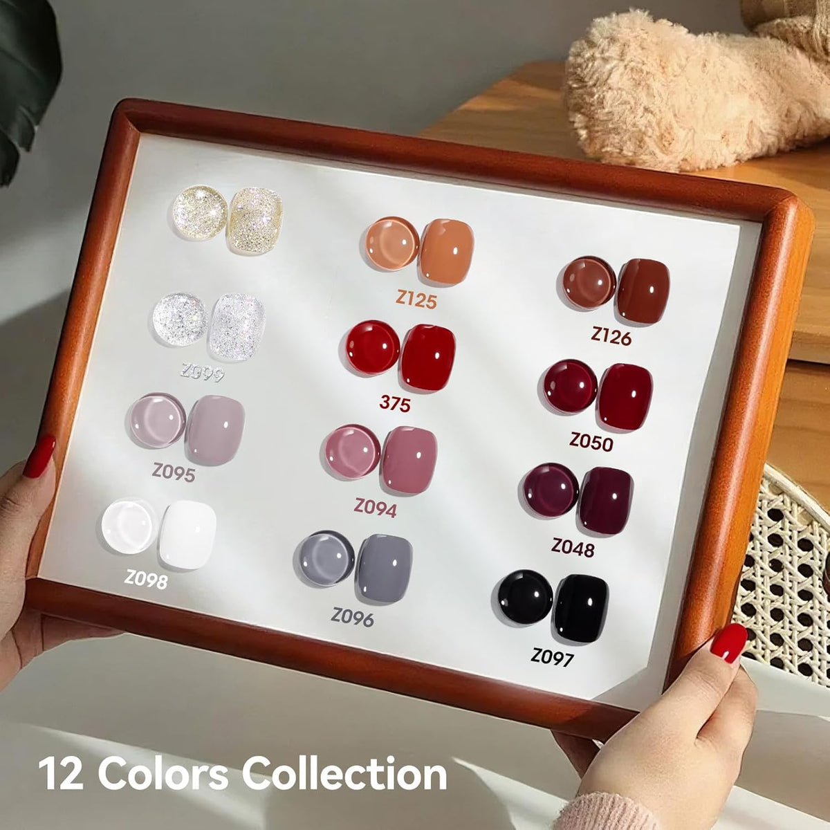 GELLEN 12 Colors Nail Polish Set, Fall Winter Trendy Air Dry Regular Nail Polish for Women