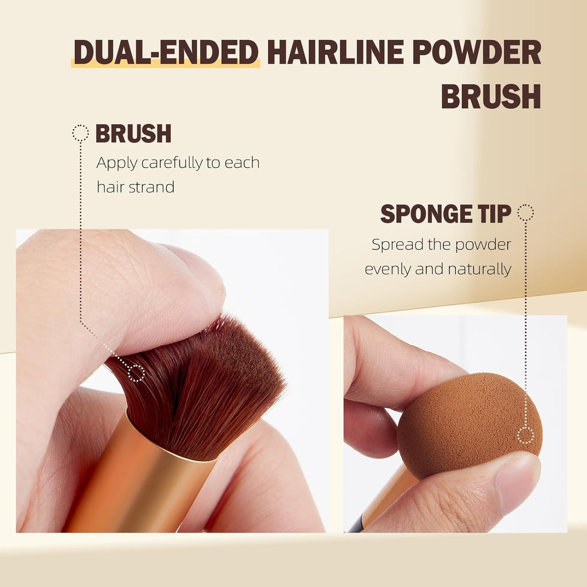 Root Touch Up Hair Color,Hair Fibers for Thinning Hair,Cruelty Free Hairline Powder - Instantly