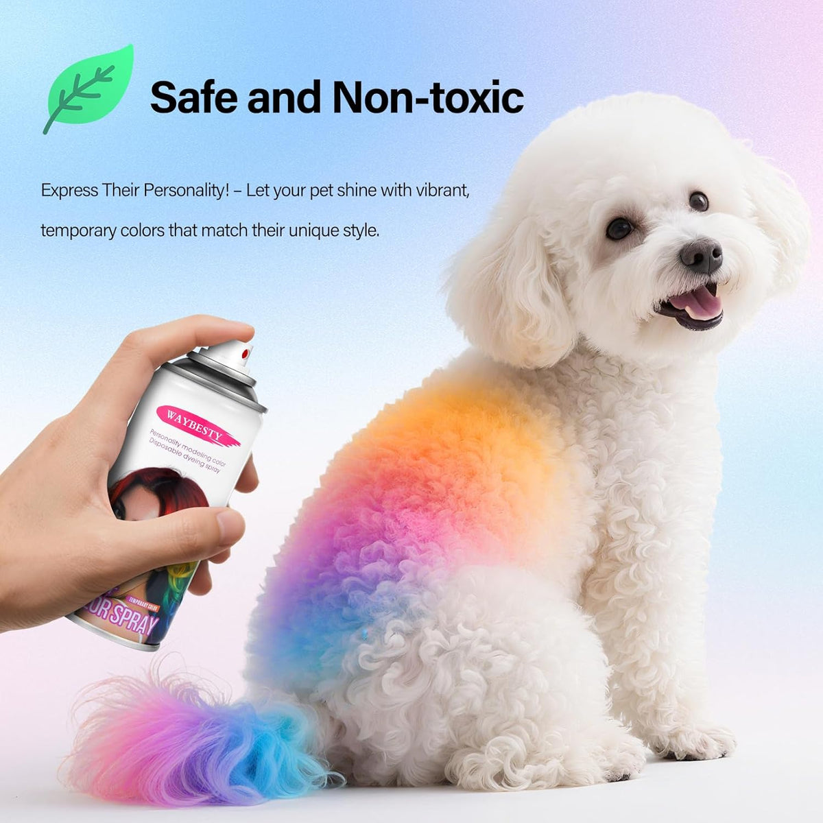 Temporary Hair Color Spray For Kids Women Men, Temporary Hair Dye Washable Hair Color Wax