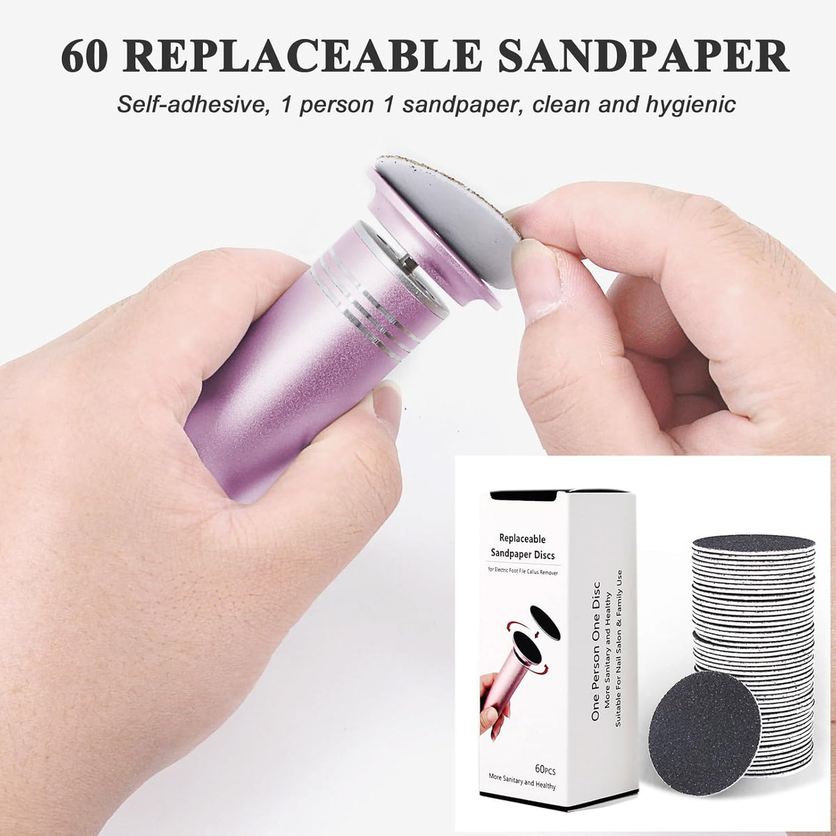 Upgraded Electric Callus Remover for Feet 1200RPM Adjustable Speed Professional Electric Foot File